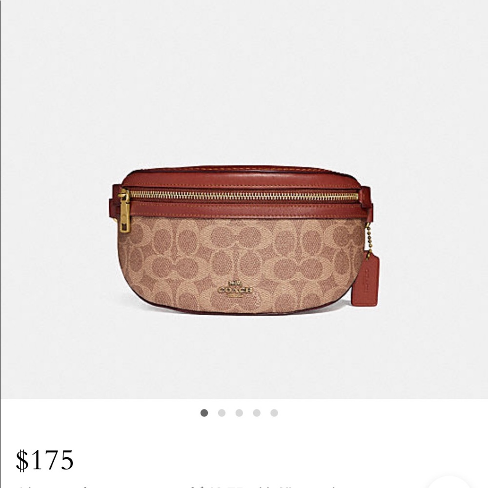 Coach Belt Bag in Signature Canvas